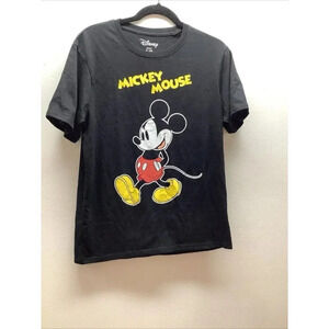 Disney Mickey Mouse Size Small Graphic Women’s Black T-Shirt Short Sleeve. New